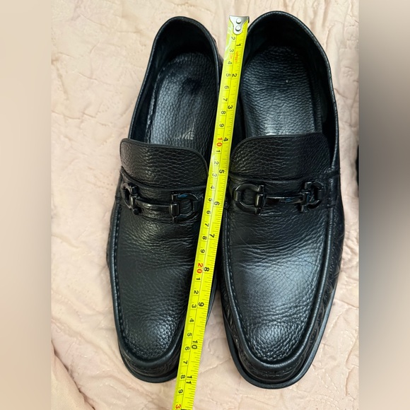 Men's Black Leather Loafers